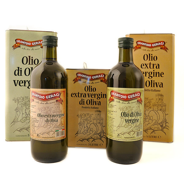 Olio extra-vergine di oliva 100% Italiano 0,5 LITER Oro Dolce